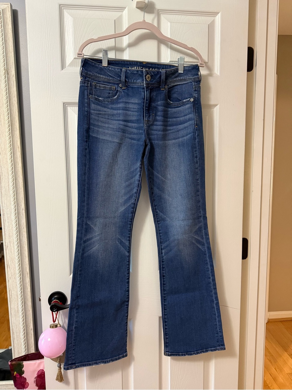 American Eagle Outfitters Dark Blue Flare Jeans